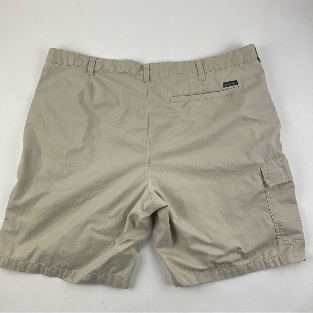 Columbia Cargo Shorts Mens 40 Khaki Pockets - Picture 8 of 9